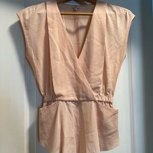 Wilfred Blush Pink Wrap Blouse